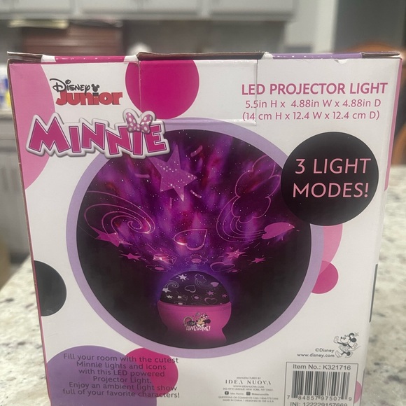 Disney’s Junior Minnie LED Projector Light Brand New NWT - Picture 4 of 5